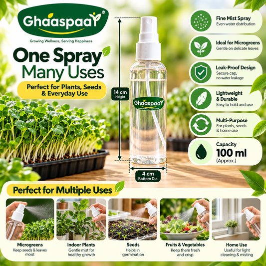 GhaasPaat Fine Mist Spray Bottle – 100 ml